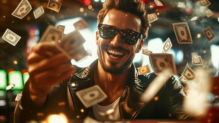 Free-spin bonus round display with multiplier counter